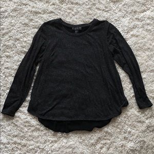 Black & Gray Long Sleeve Shirt